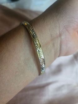 Gold-Tone Bangle Bracelet