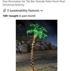 Artificial Palm tree decoration Christmas Nativity