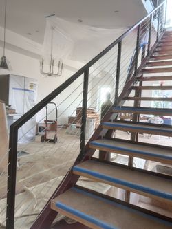 Cable handrails