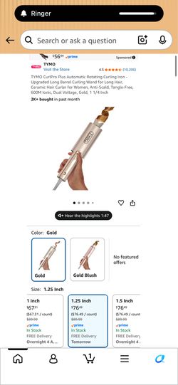 Tymo curl pro plus
