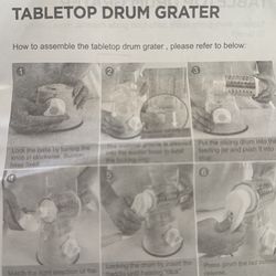 Table top grater