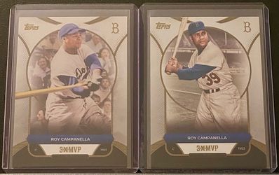 2025 Topps Welcome to the Club: 3 MVP Roy Campanella, Brooklyn Dodgers Cards