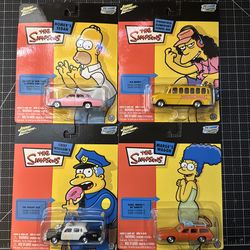 The Simpsons Johnny Lightning 4 set