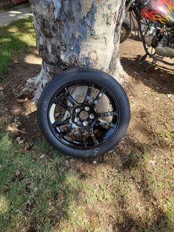 Spare tire and rim