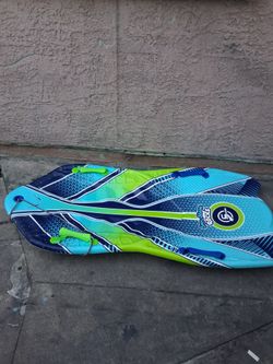 Snow Sled Toboggan Board Blue Green