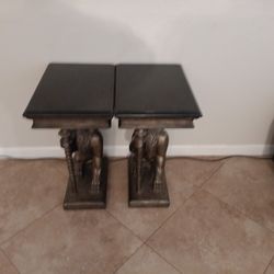 2 Royal Gryphons (Griffins)End Tables