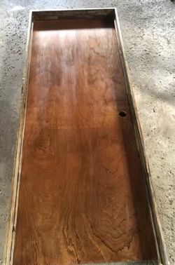 30” pre-hung flush interior door (lefthand)