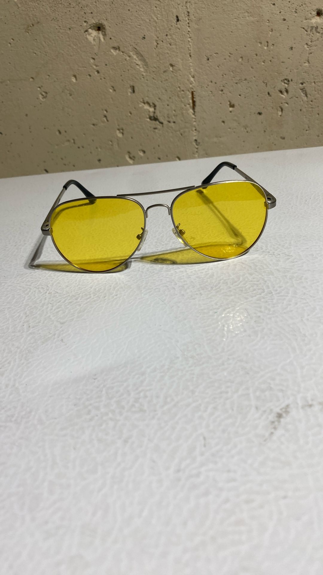 Night Vision Aviator Driving Eyeglasses 145mm Full Rim
