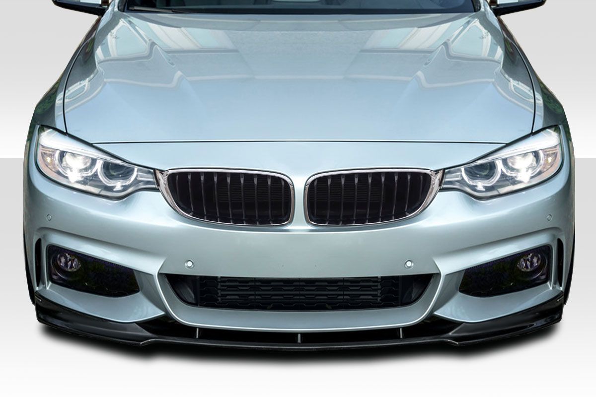 Blemished 2014-2020 BMW 4 Series M-Sport F32 Carbon AF-1 Front Add On Lip Under Spoiler ( CFP ) - 1 Piece