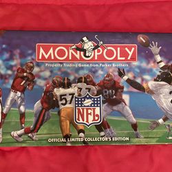 Monopoly NFL Game Vintage 