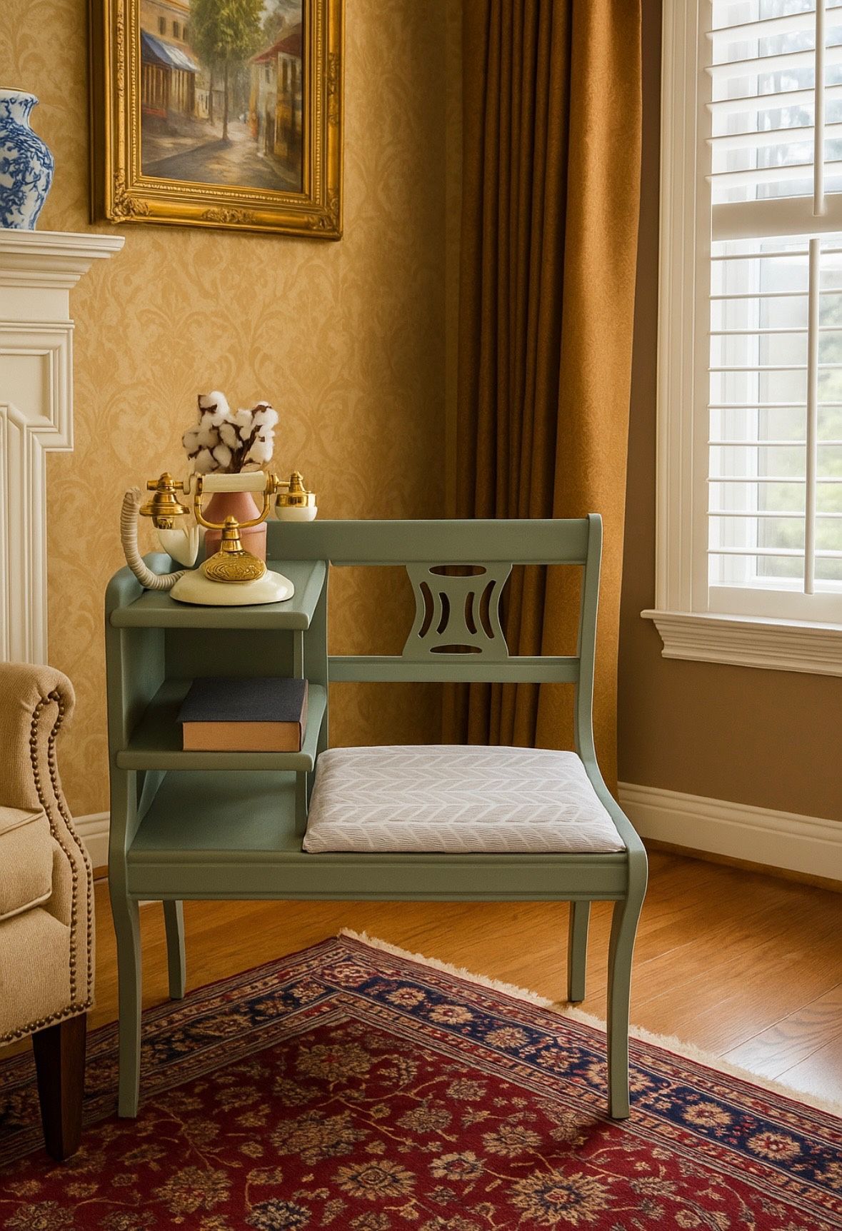 Vintage Telephone Table