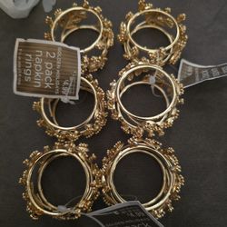 6 Napkin Rings