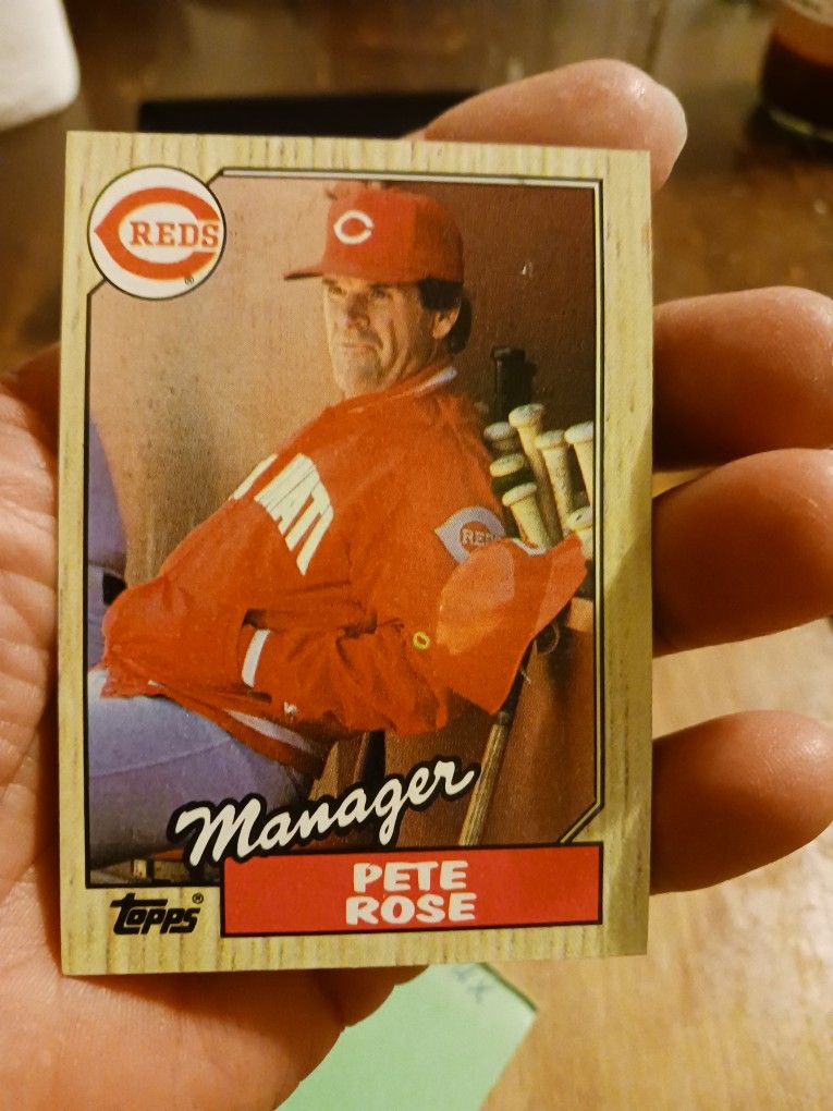 Pete Rose Baseball Card