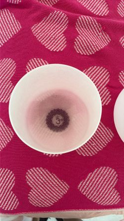 Crystal Sound Healing Bowl with Third Eye Chakra