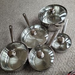 New Stainless Steel Cookware Set 