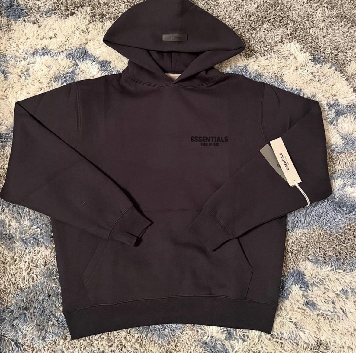 Brand new Black essentials hoodie size medium