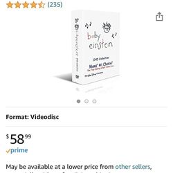 Baby Einstein Learning Videos complete DVD collection