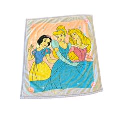 Disney Princess Aurora Snow White Cinderella Toddler Blanket