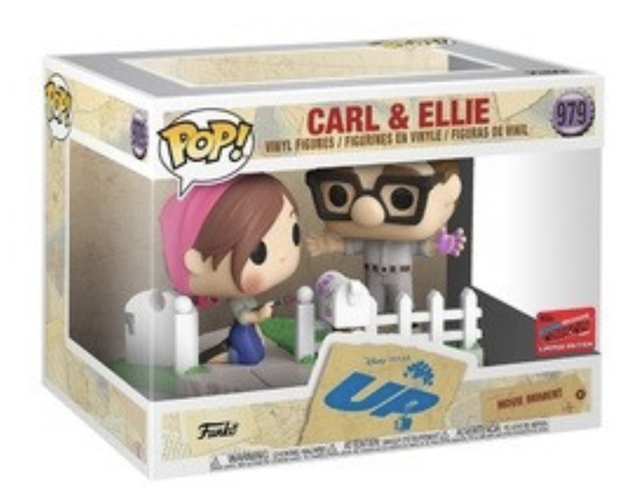 Funko Pop Disney Pixar’s UP Carl And Ellie 2020 NYCC Shared Sticker Confirmed