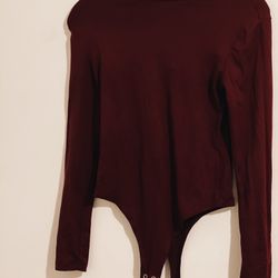 Two Long Sleeve Turtle Neck Bodysuits 