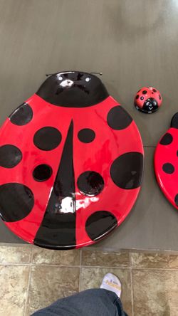 Ceramic lady bugs