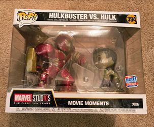Hulkbuster vs. Hulk Funko POP (contact info removed) Fall Convention Exclusive