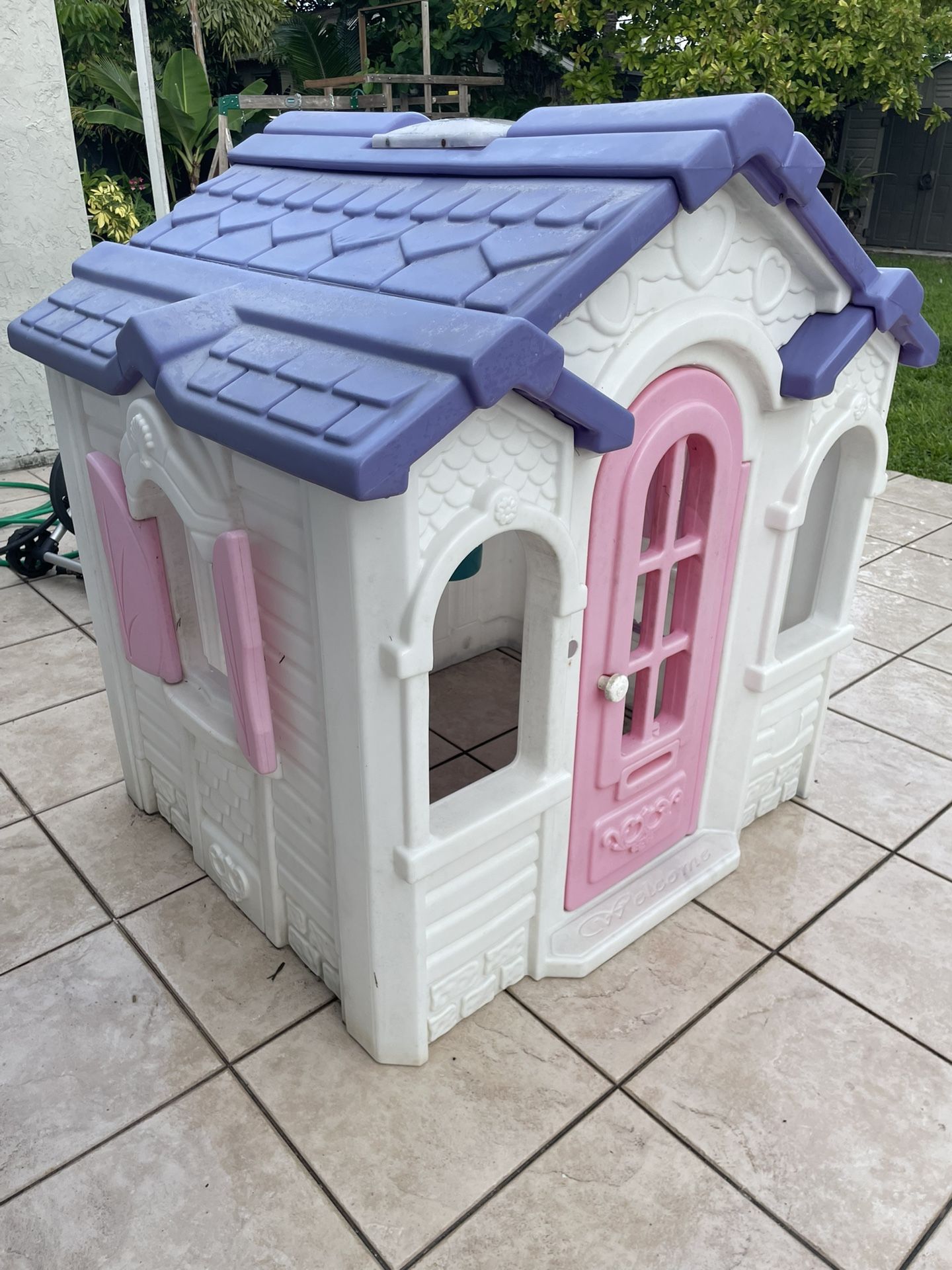 Little Tikes Pink & Purple Playhouse – Great Condition!