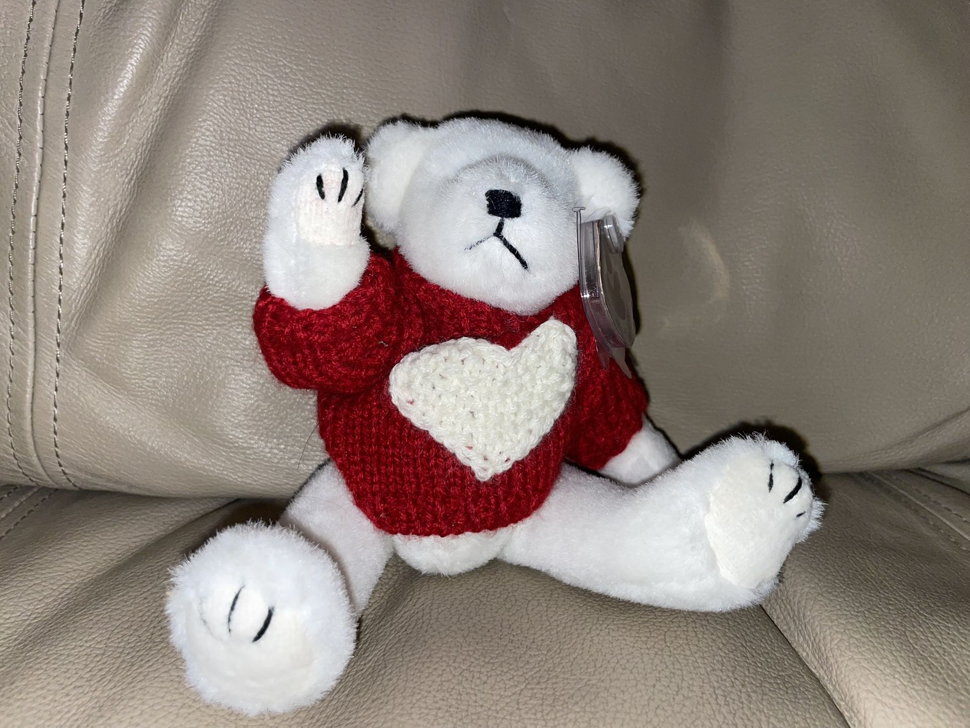 Ty Attic Treasures-Nicholas The Teddy Bear Moveable Limbs and Head Protected Tag 8”