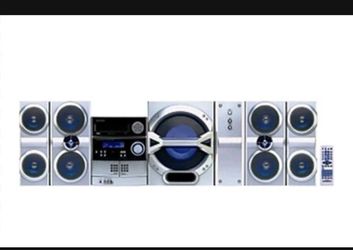 New Vintage SHARP SYS-G1(contact info removed) Watt Audio Shelf System with Powered Subwoofer, Rare.