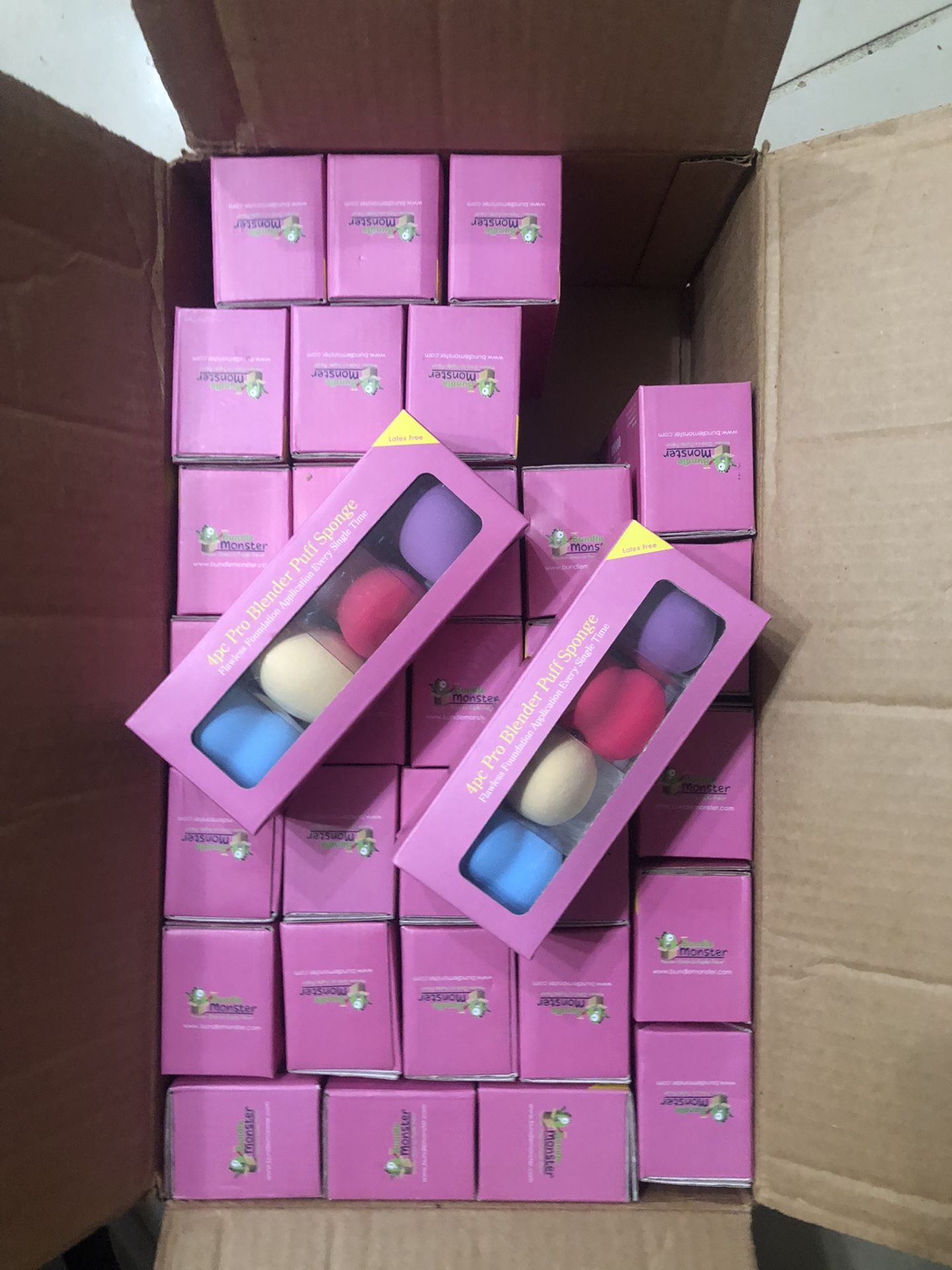 New 4 Pieces Pro Blender Puff Sponge - Latex Free