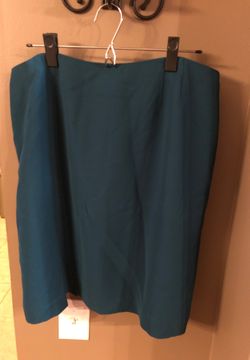 Teal skirt 14W