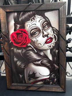 Day of the Dead Framed Wall Art Print