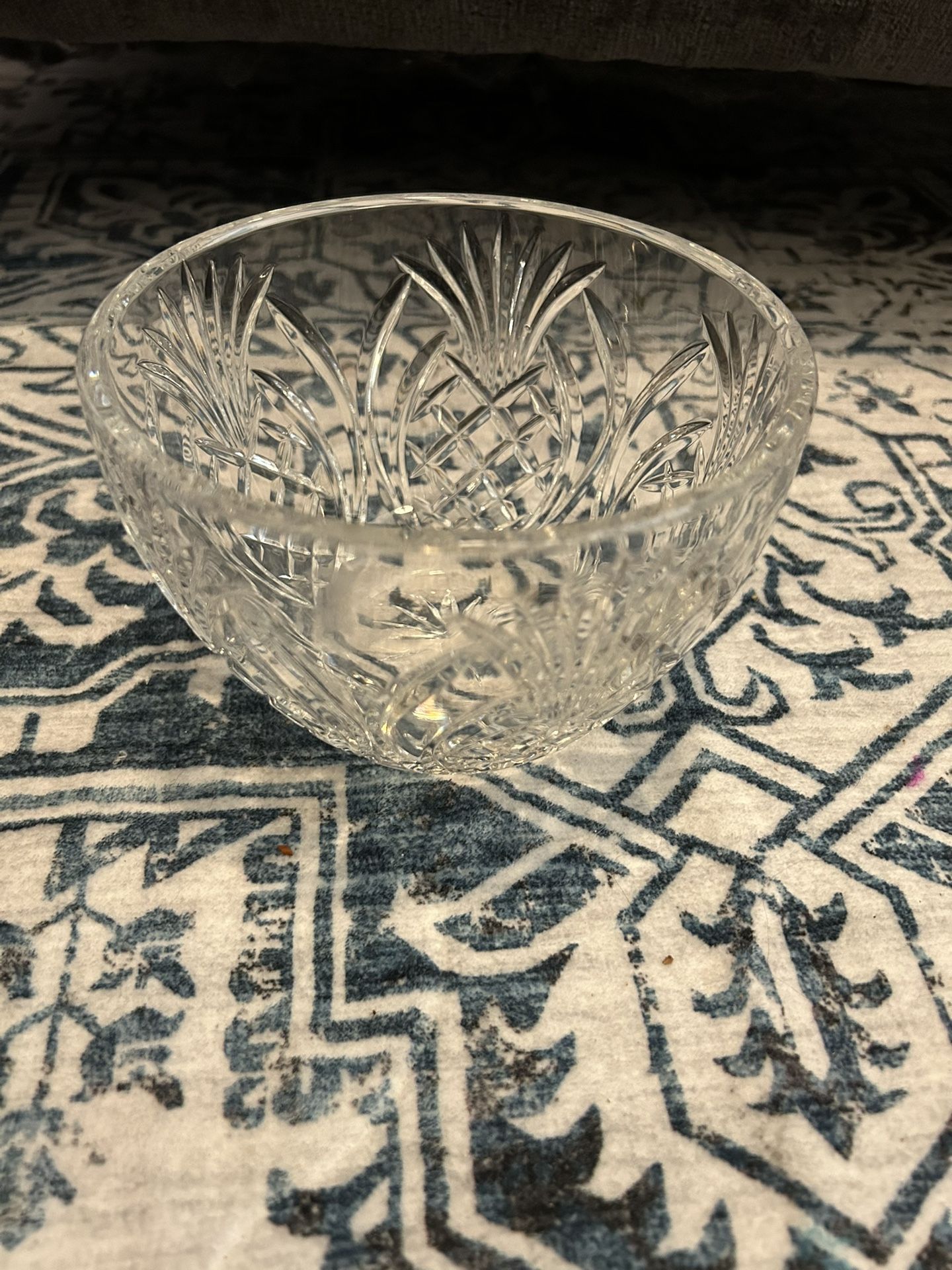 *EXCELLENT* Waterford Crystal PINEAPPLE HOSPITALITY (2011-19) Bowl 6"