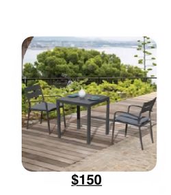 Outside Set 2 Chairs And 1 Table