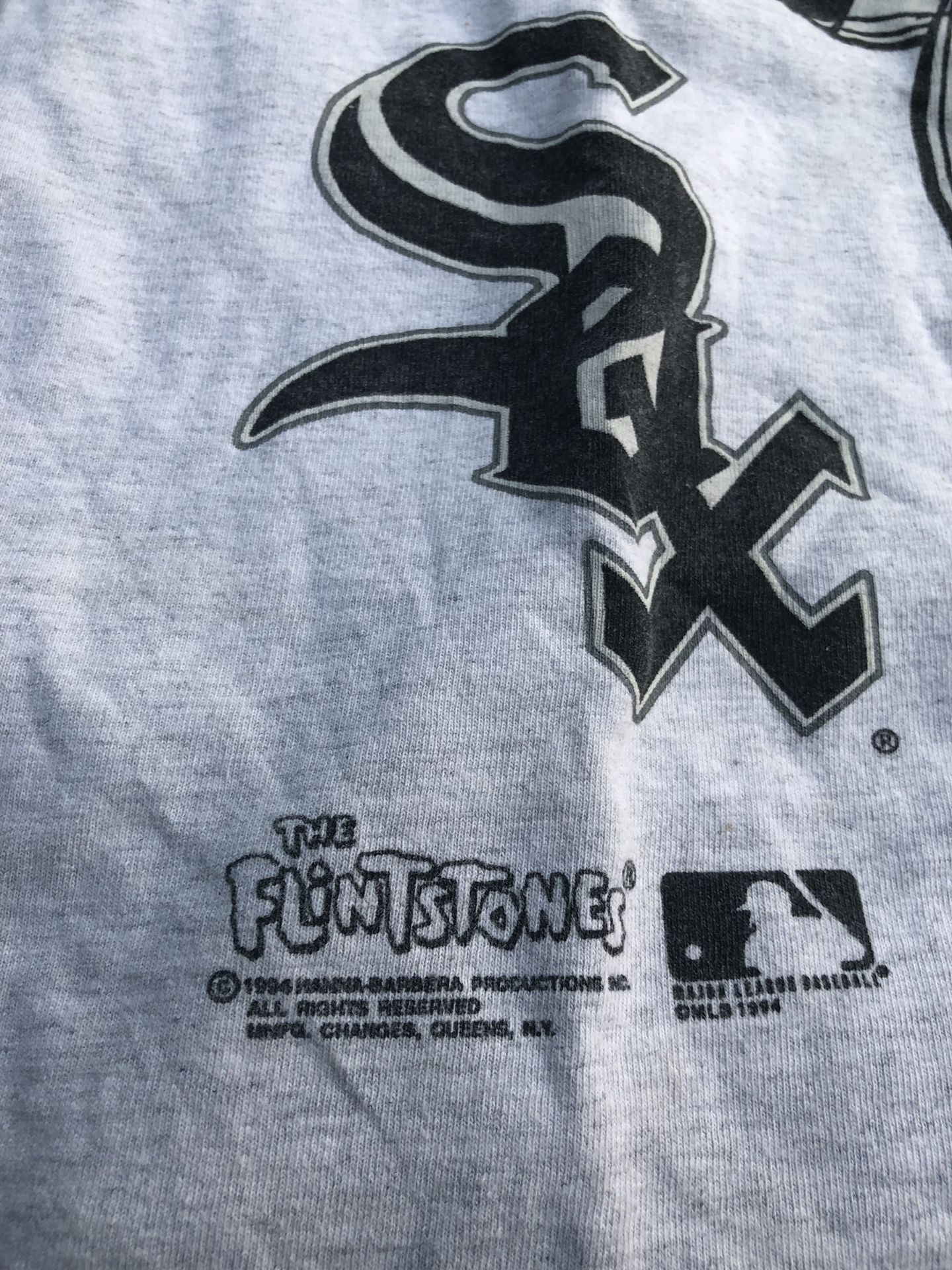 Vintage 90s MLB White Sox Fred Flintstones tee t shirt for Sale in  Milpitas, CA - OfferUp