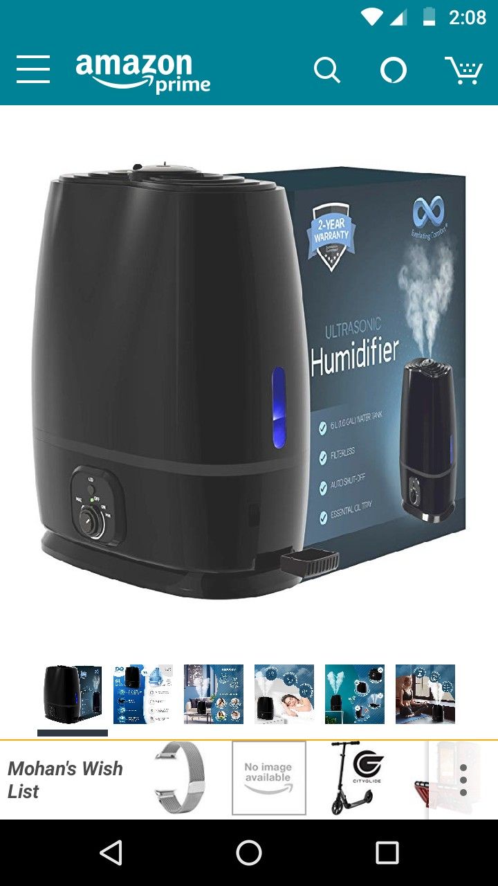 Everlasting Comfort humidifier