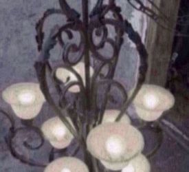 Solid Copper Antique Chandelier