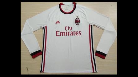 AC Milan 2rd away 17-18 LONG SLEEVES