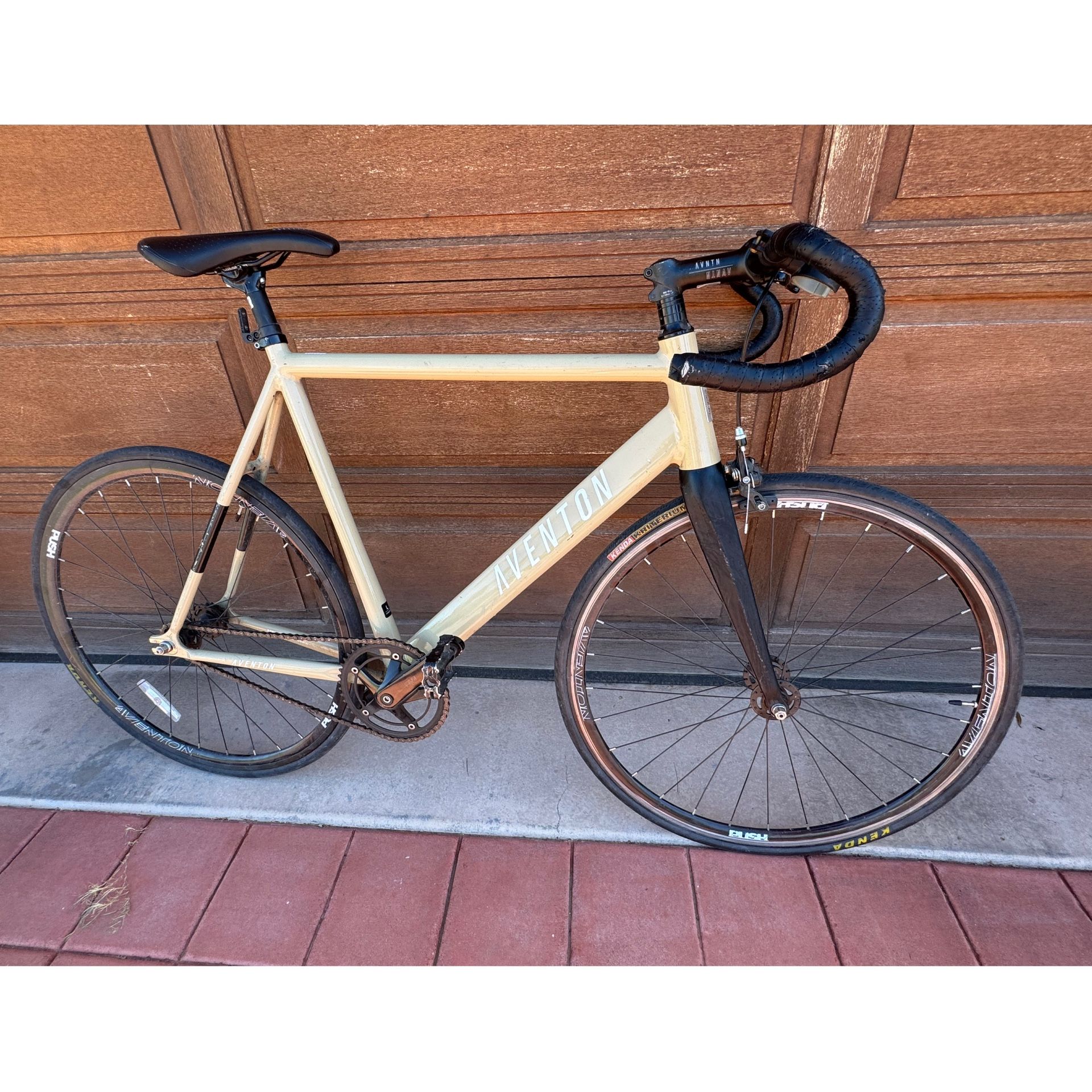Aventon Cordoba Fixed Gear Bike - Color, Desert / 58cm