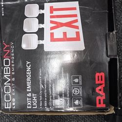 Rab R A B Exit Sign L E D Led 