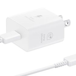 Samsung 25W Wall Charger Power Adapter With USB-C Cable GaN charger