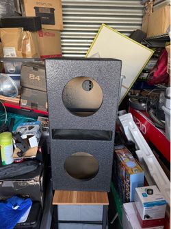 Special coated double 8 inch sub box Special coated double 8 inch sub box