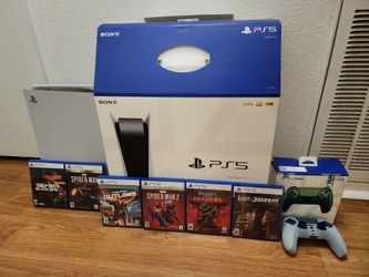 PS5 ORIGINAL BUNDLE W/GAMES & EXTRA 1TB SSD