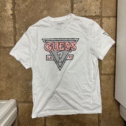 Guess Los Angeles 1981 Men’s Graphic Shirt With Metallic Foil Details Size XL