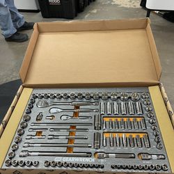 120XP 1/4 in., 3/8 in., 1/2 in. Drive Standard and Deep SAE/Metric Mechanics Tool Set in EVA Tray (94-Piece)