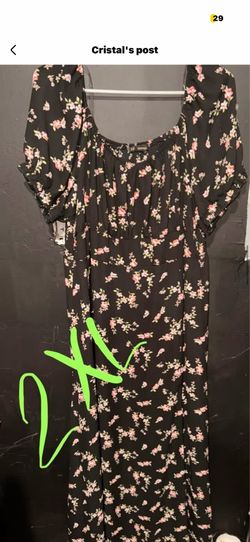 2XL long dress