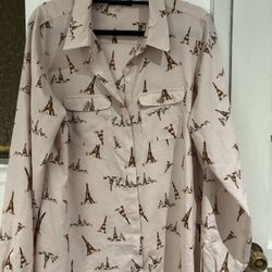 Karl  Lagerfeld Blouse Size Large