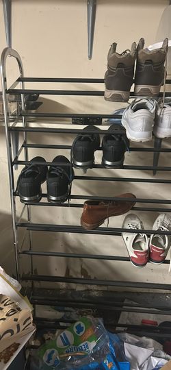10 shelf shoe rack (rolling)
