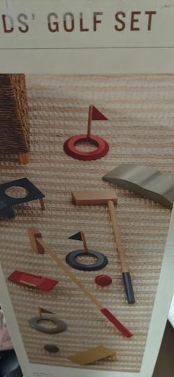 Kids' Wooden Golf Set