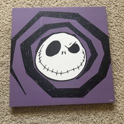 Jack Skellington Nightmare before christmas canvas wall art